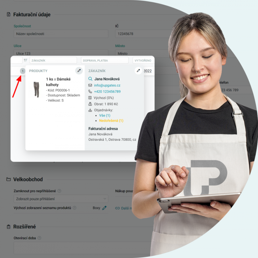 Nová funkce: detaily o zákazníkovi v detailu objednávky