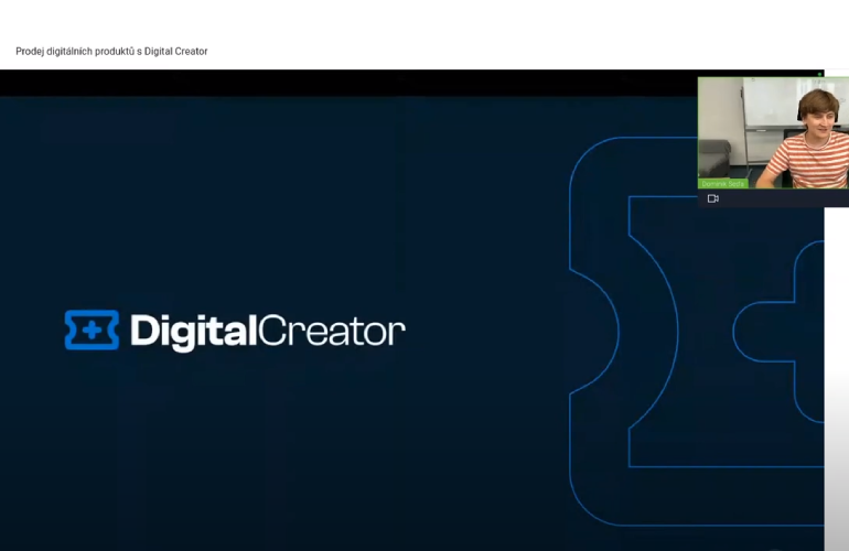 Záznam webináře: prodej digitálních produktů s Digital Creator