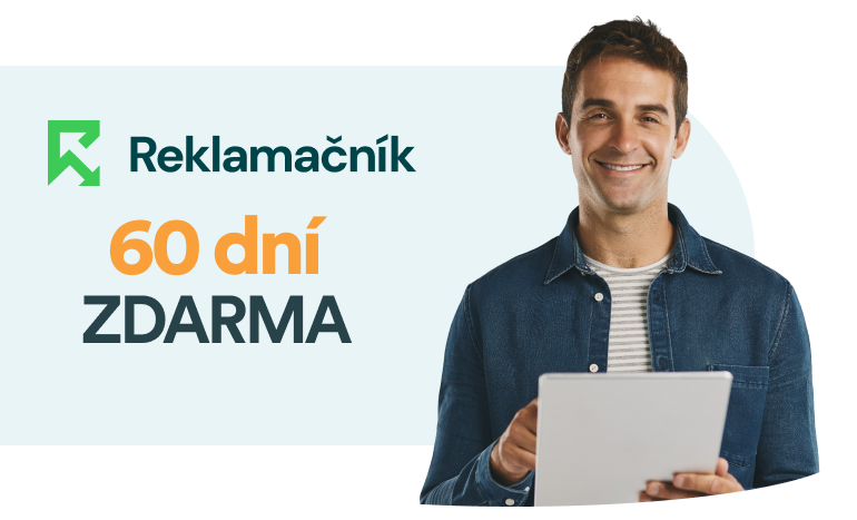 Vyzkoušejte Reklamačník na 60 dní zdarma – exkluzivní bonus pro klienty Upgates