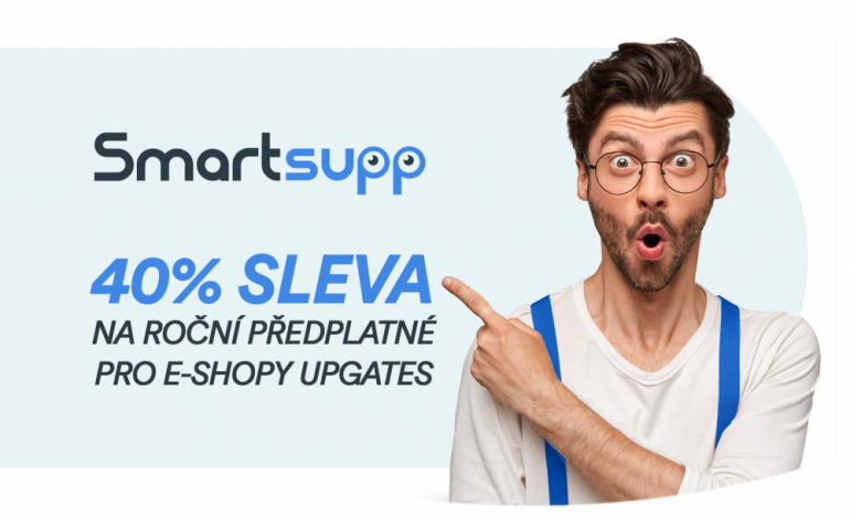 Be closer to your customers with the Smartsupp communication tool. Now with 40% discount on annual subscription