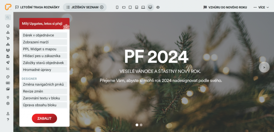 Upgates vám přeje klidné Vánoce