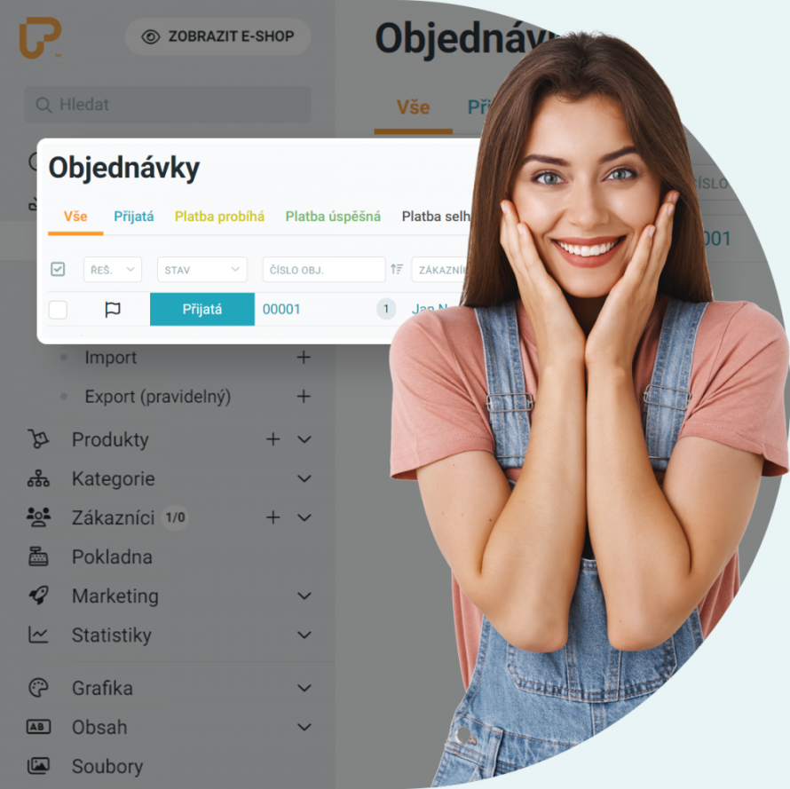 Nová funkce: filtrování podle stavu objednávek