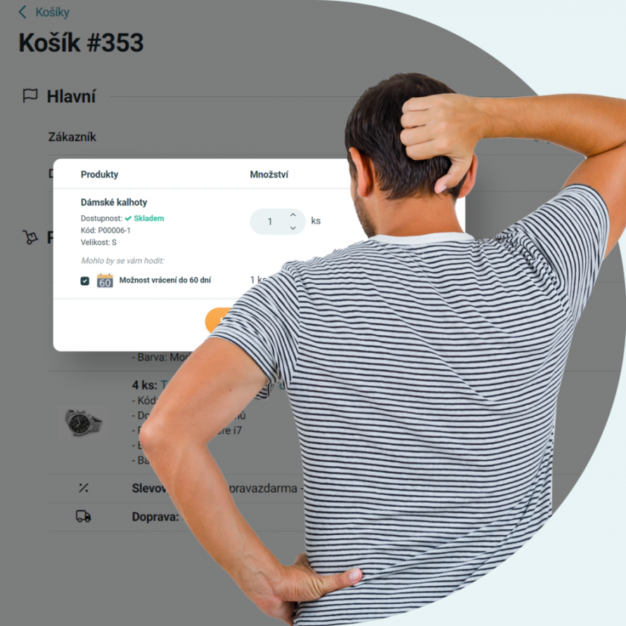 Funkce: opuštěné košíky