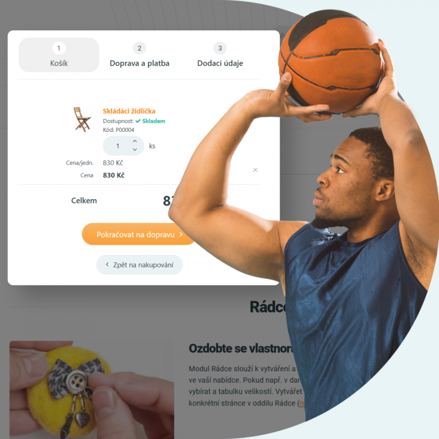 Funkce: přidání do košíku pomocí URL