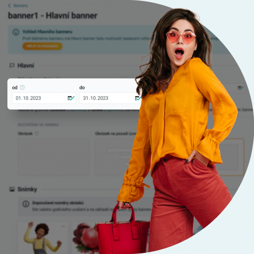 Funkce: nastavení délky zveřejnění u banneru