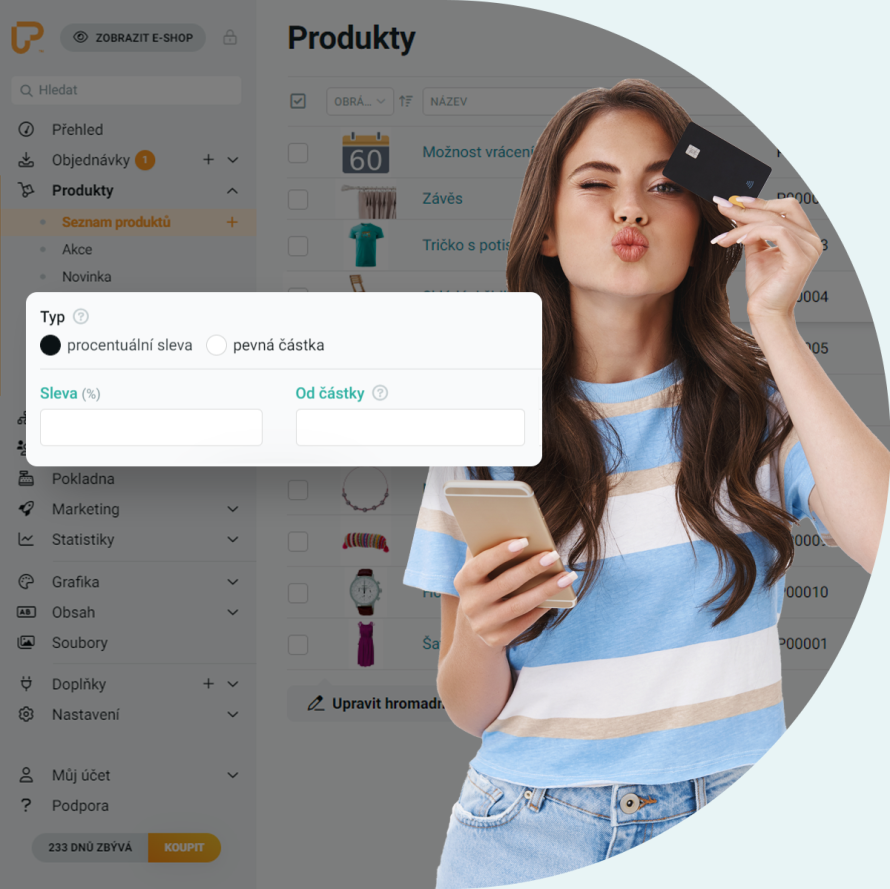 Funkce: množstevní slevy