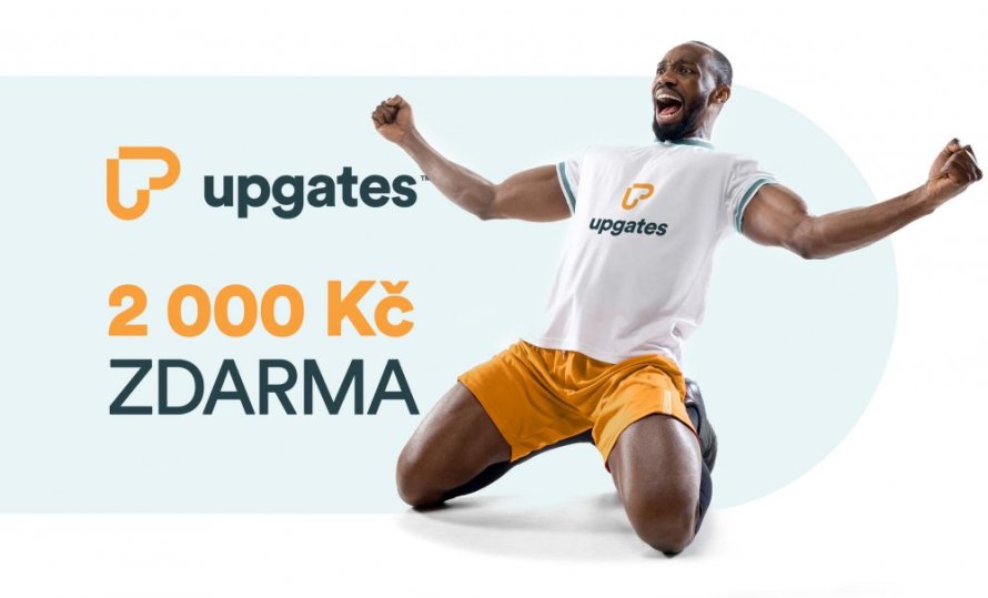 Nahlédněte do Upgates s bonusem 2 000 Kč